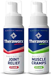 Theraworx Muscle Cramp Relief Foam for Joint Discomfort Bundle
