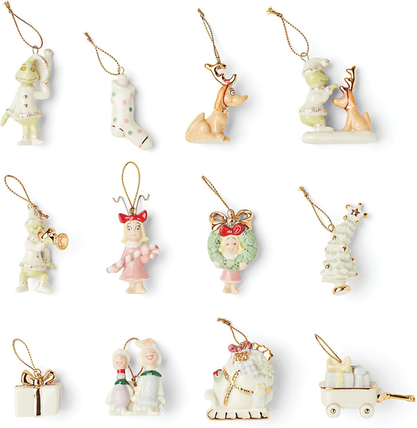 Lenox How The Grinch Stole Christmas Tree Ornaments Set