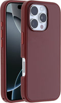 Brick Red iPhone 16 Pro Case - Symmetry Series Slim MagSafe