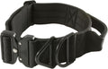 2 inch Tactical Dog Collar with Handle for Medium and Large Dogs