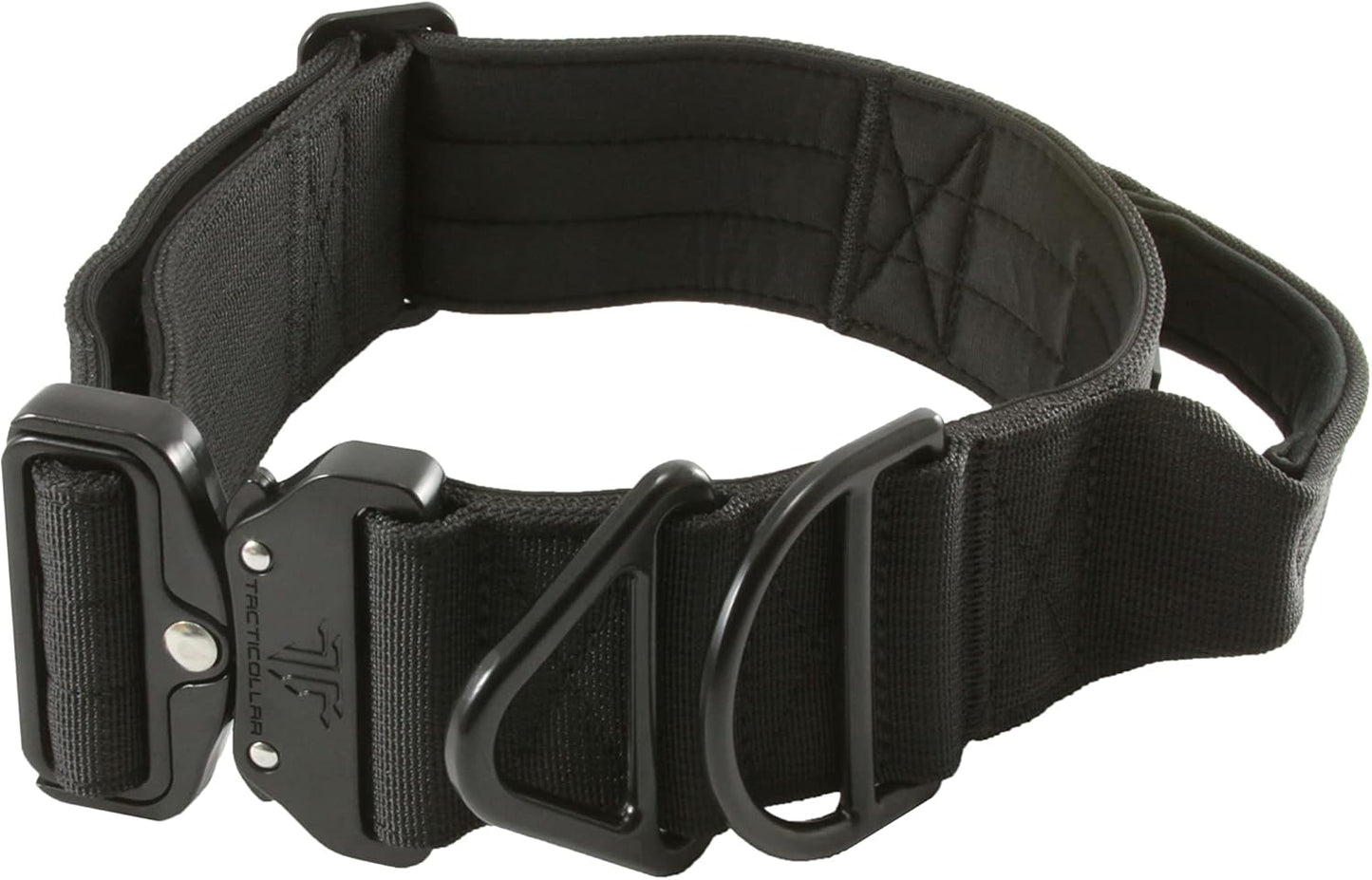 2 Inch Tactical Dog Collar with Handle for Large Breeds