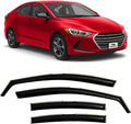 Voron Glass In-Channel Rain Guards for Hyundai Elantra 2017-2020 - 4pc