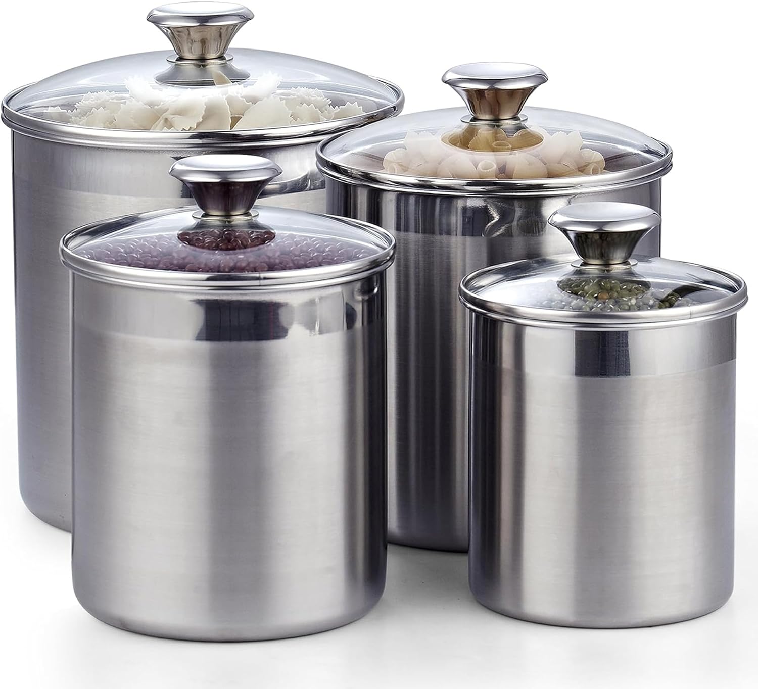 Cooks Standard Stainless Steel Food Jar Storage Canister Set