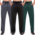 Mens Sweatpants with Zipper Pockets Open Bottom Athletic Pants placing