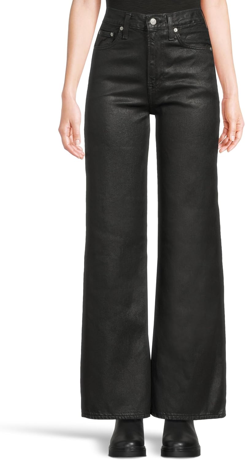 Levi's Women's Ribcage Wide Leg Jeans with Rhinestones