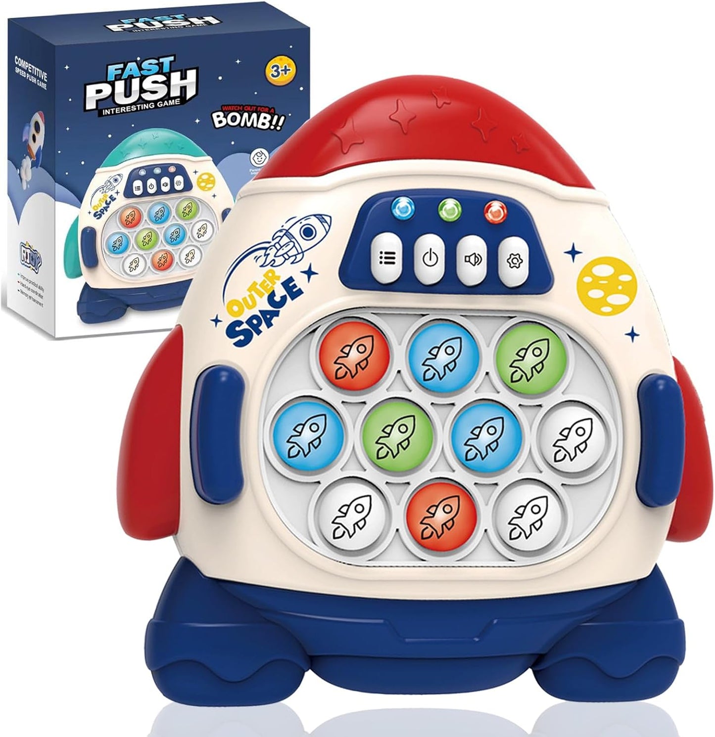 Rocket Fast Handheld Game for Kids 3-12 - Arlkono