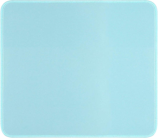 Durable Stitched Edge Mouse Pad - Non-Slip - Smooth Surface - Light Blue