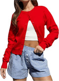 GORGLITTER Women's Button Up Knit Cardigan - Lightweight Fall Staple