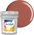 EVOLVE Paint & Primer Eggshell Red Clay 5-Gallon - One Coat Coverage
