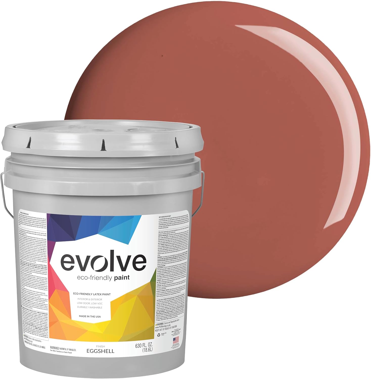 EVOLVE Paint & Primer: Eco-Friendly Eggshell for All Surfaces