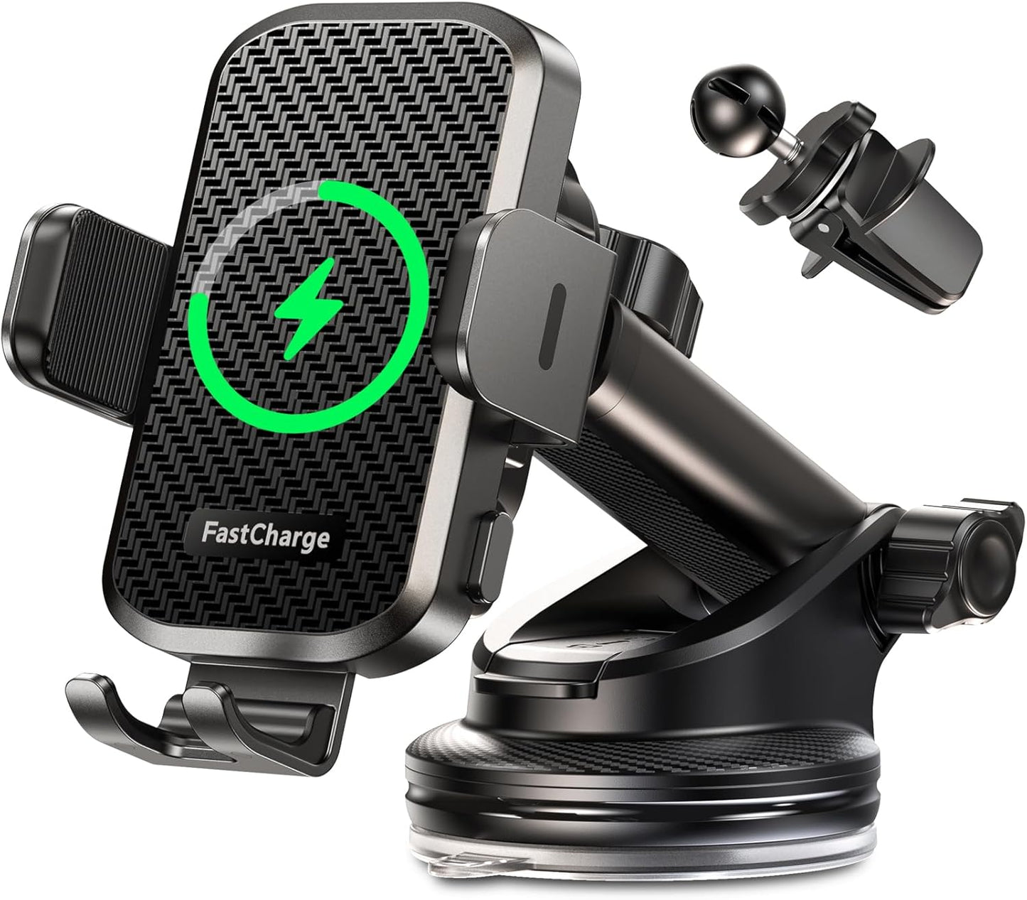 15W Fast Wireless Car Charger & Phone Holder