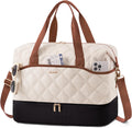 Weekender Bags for Women 35L Lightweight Travel Duffle - With Shoe