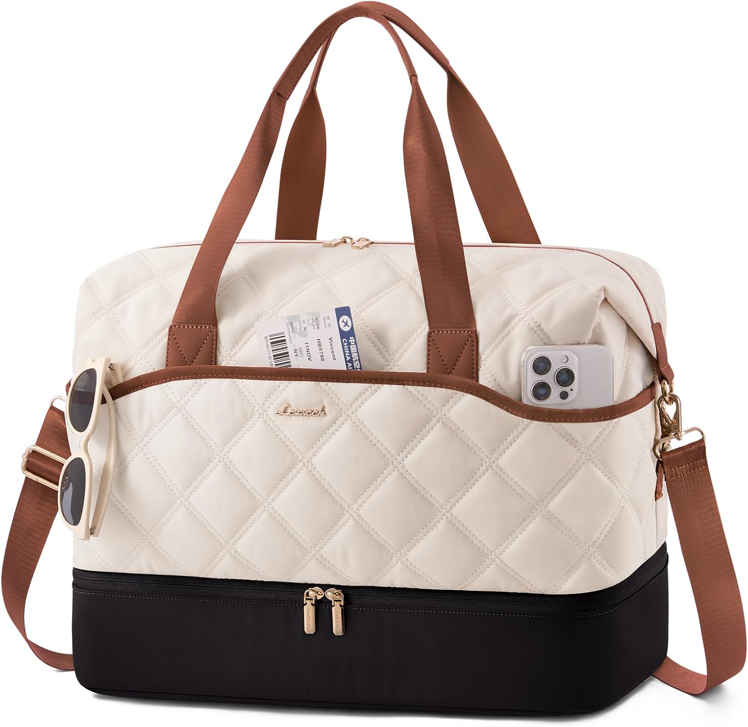 LOVEVOOK Weekender Bags for Women with Shoe Compartment