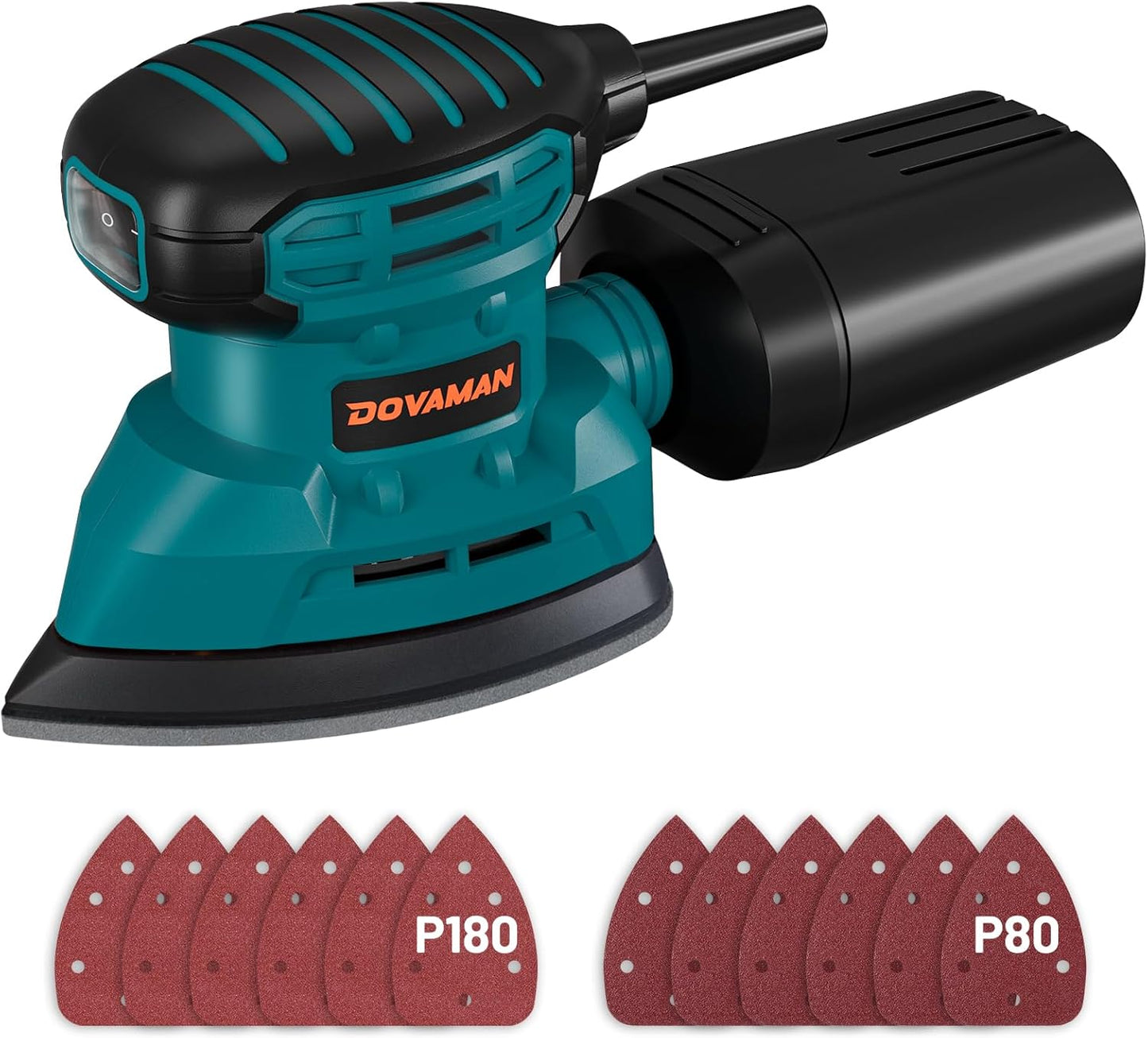 DOVAMAN DLS03A Detail Sander: Compact 130W Hand Tool for Wood