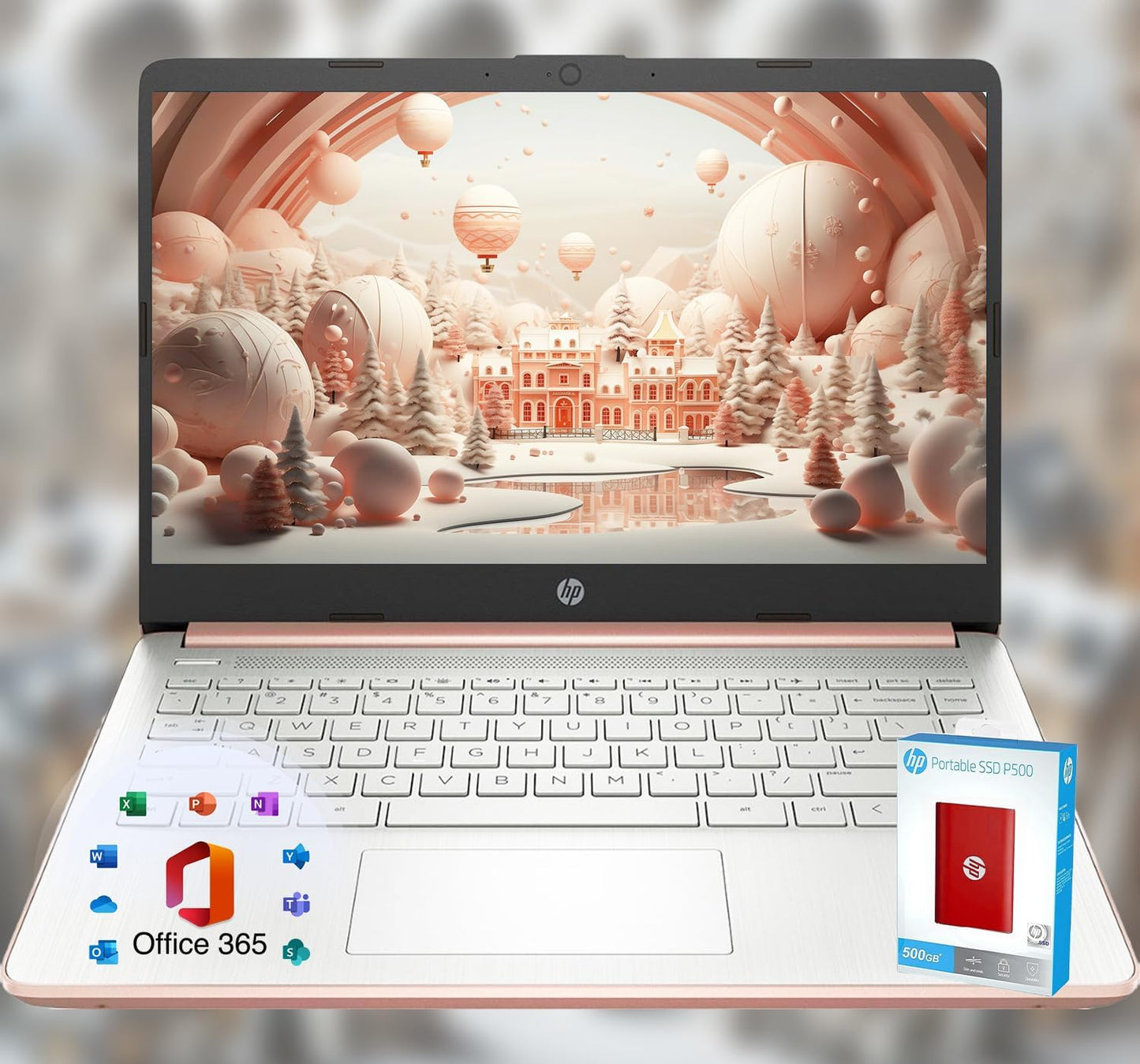 HP 14 Laptop Back to School Limited Edition with Microsoft 365