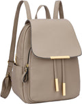 Womens Stylish Leather Backpack Purse - Lightweight Travel Bag