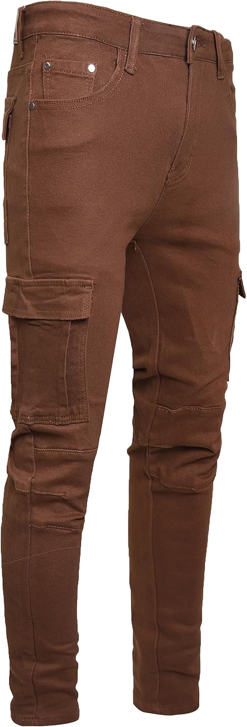 JUNBAOSS Men's Slim Fit Stretch Ripped Skinny Jeans for Style