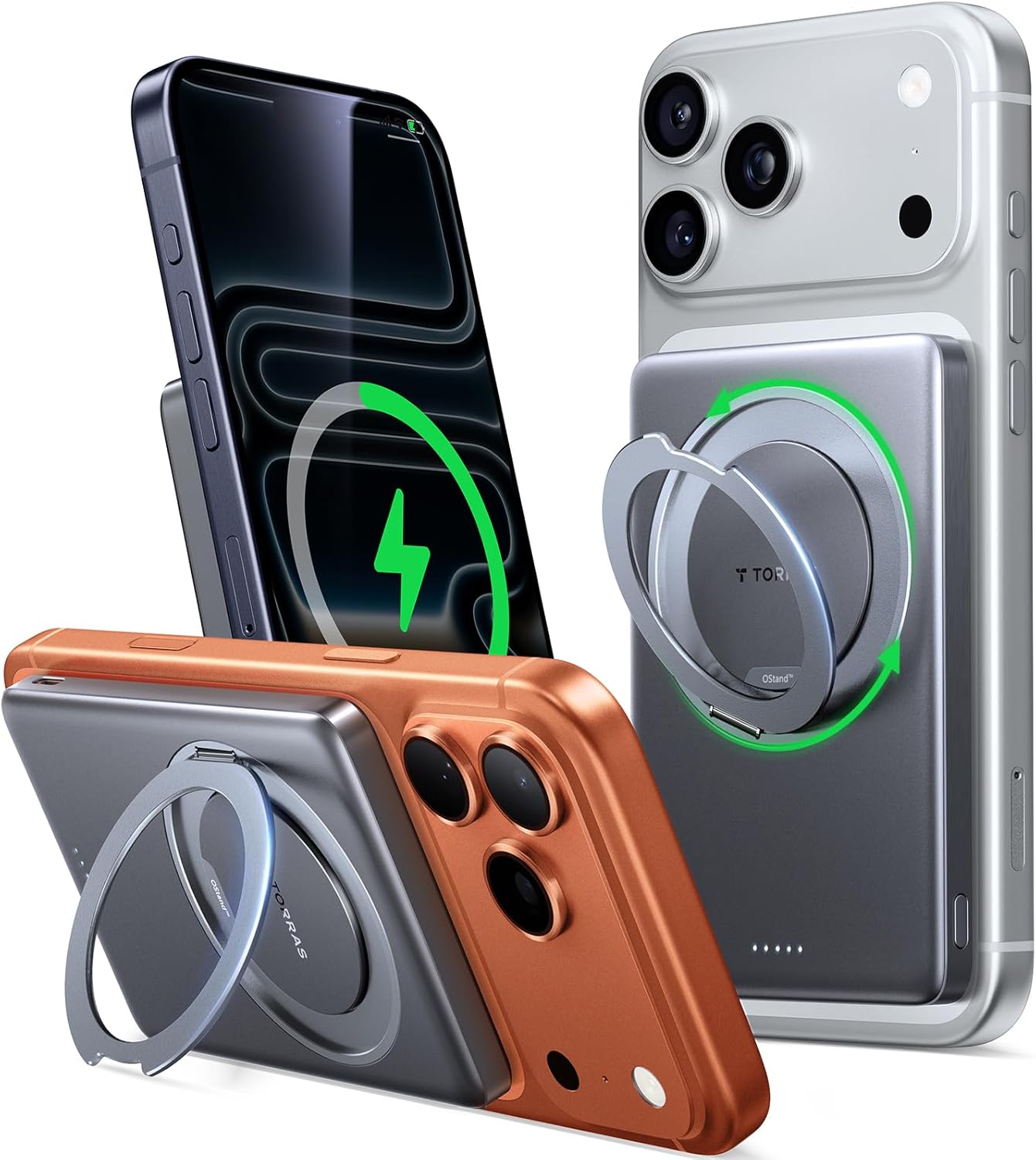TORRAS Ostand MiniMag Power Bank: Ultra Slim Magnetic Charger