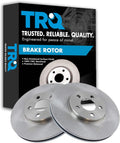 TRQ Front Brake Rotors Set Vented Compatible with 2001-2010 PT Cruiser