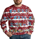 Cheerful Christmas Knit Sweater for Pets and Pet Aficionados