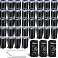 20oz Stainless Steel Tumbler 36 Pack - Insulated Bulk Set