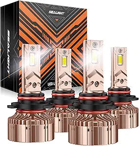 SEALIGHT 9005/HB3 9006/HB4 LED Bulbs Combo for Ultimate Brightness