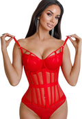 Mesh Corset Waist Trainer for Women - Underbust Lace Up (Style MRTL)