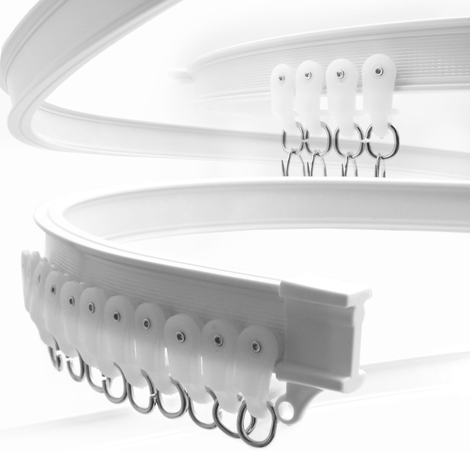 Flexible Ceiling Curtain Track | Room Divider Solution