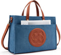 Missnine Denim Tote Bag for Women - 15.6in Laptop Tote