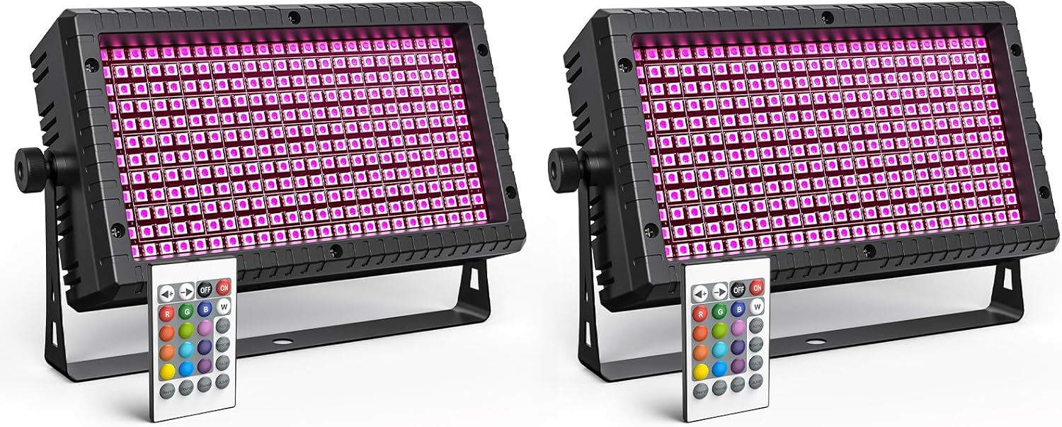 DJ Strobe Stage Light Bar with 288 RGB LEDs for Parties