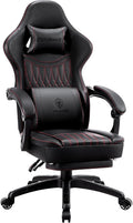 Dowinx Gaming Chair with Footrest and Massage Support for Comfort