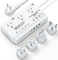 220v to 110v Travel Voltage Converter - 2000W Dual Outlet Converter