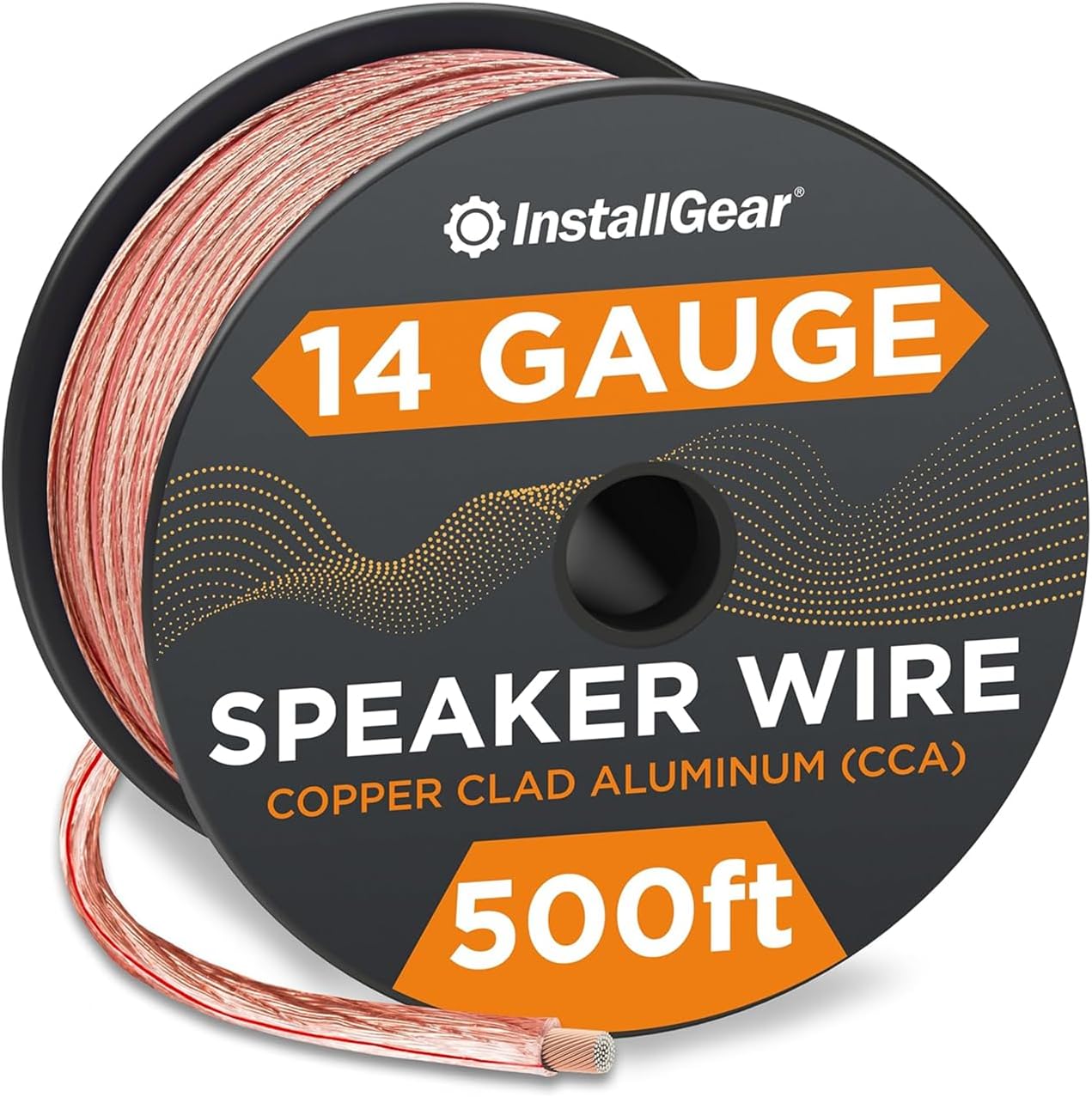 InstallGear 14 Gauge Speaker Wire for Clear Audio Quality