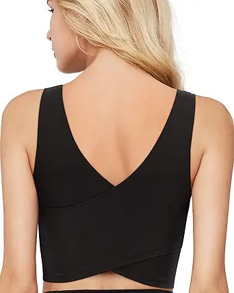 TASADA V-Neck Sports Bras for Women - Stylish Workout Crop Tops