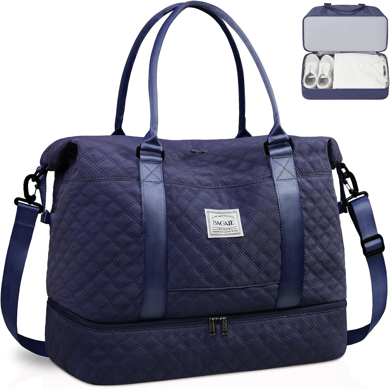 BAGAIL Travel Duffel Bag - Extra Large Weekender Tote