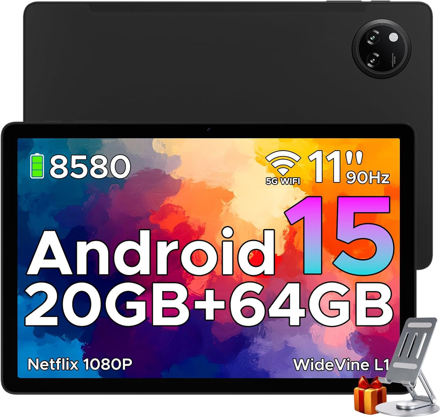DOOGEE Tab A9+ 11 inch Android 15 Tablet with 90Hz Display