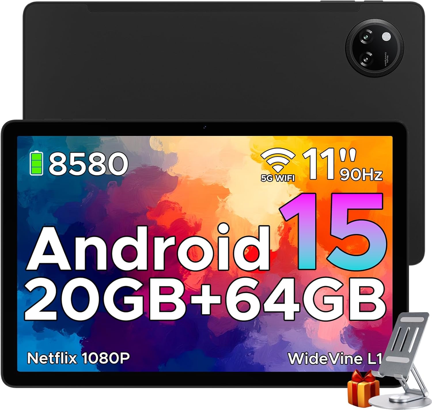 DOOGEE Tab A9+ 11 inch Android 15 Tablet with 90Hz Display
