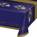 Baltimore Ravens Plastic Tablecloths, 3 ct - Game Day Tablecovers
