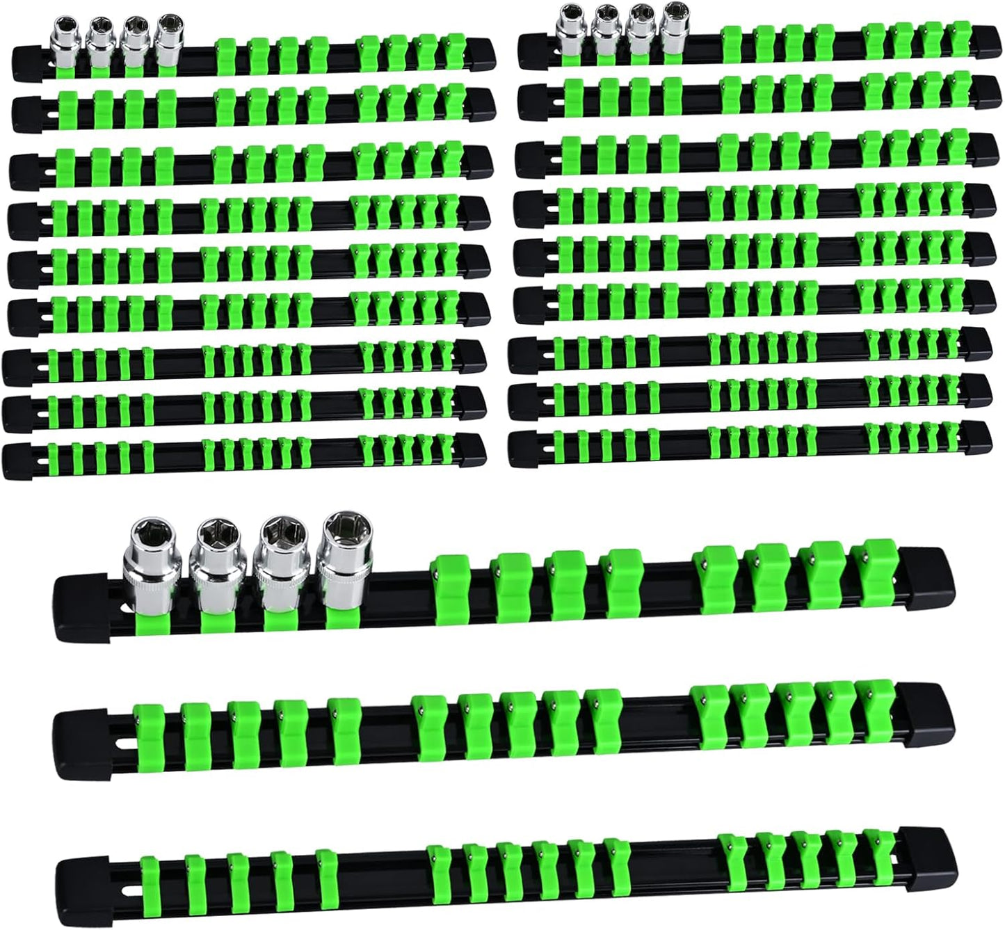Socket Organizer Set 21PCS for Efficient Tool Storage Solutions