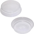 Pack of 2 Thin Microwave Plate Covers 9.5 in - Simple Protection