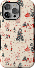 Casely iPhone 14 Pro Max Case Winter Nostalgia - Vintage Protection