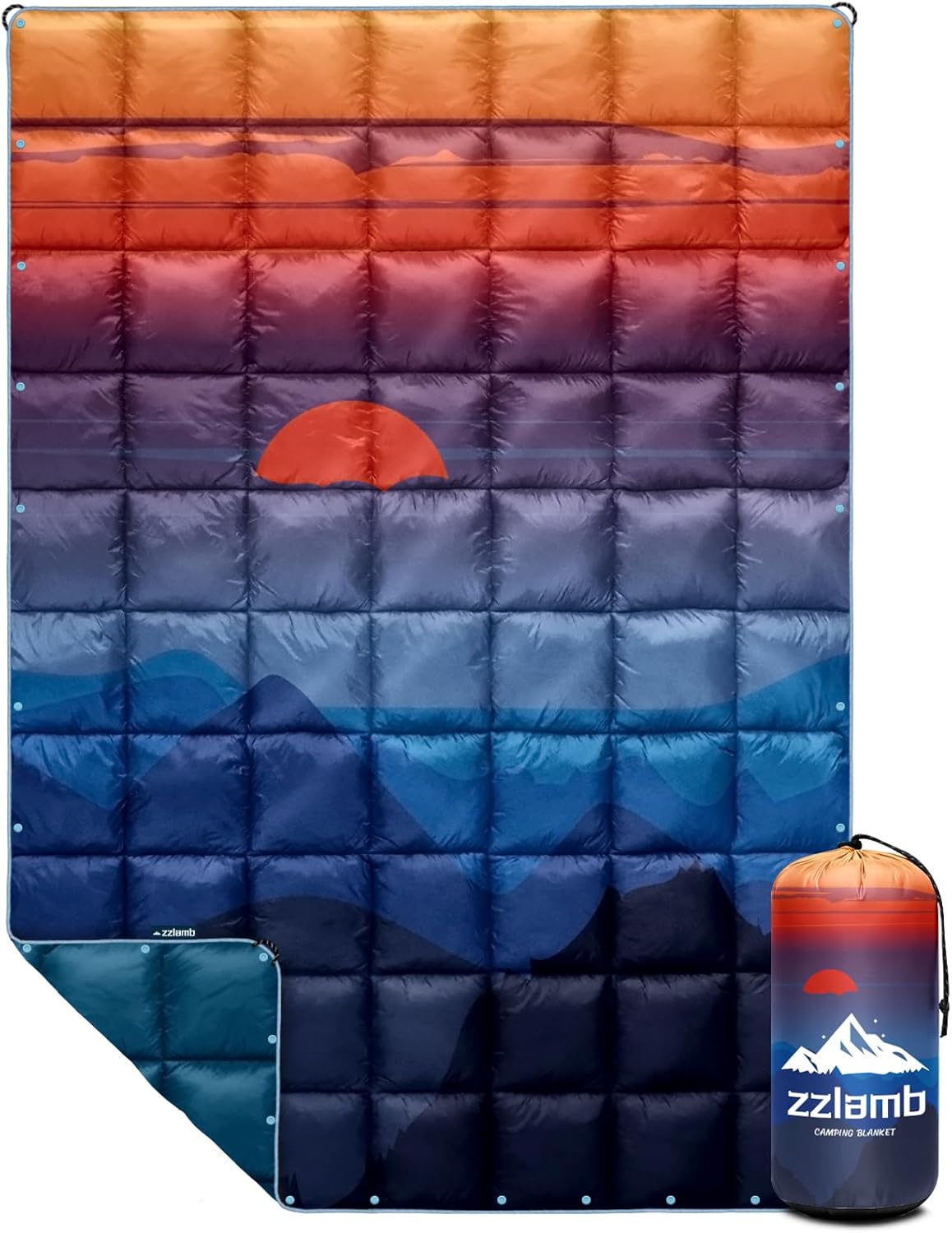 zzlamb Camping Blanket - Lightweight Travel Blanket for Adventures