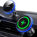 Magsafe Car Mount Charger 15W Fast Wireless Car Charger - Blue LED