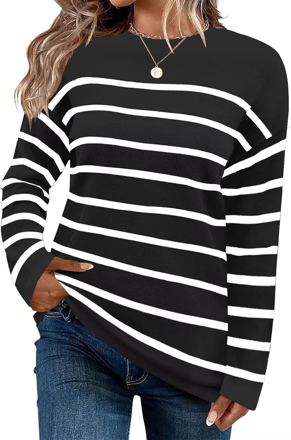 Cute Striped Sweaters for Women - Cozy Fall Fashion Essential