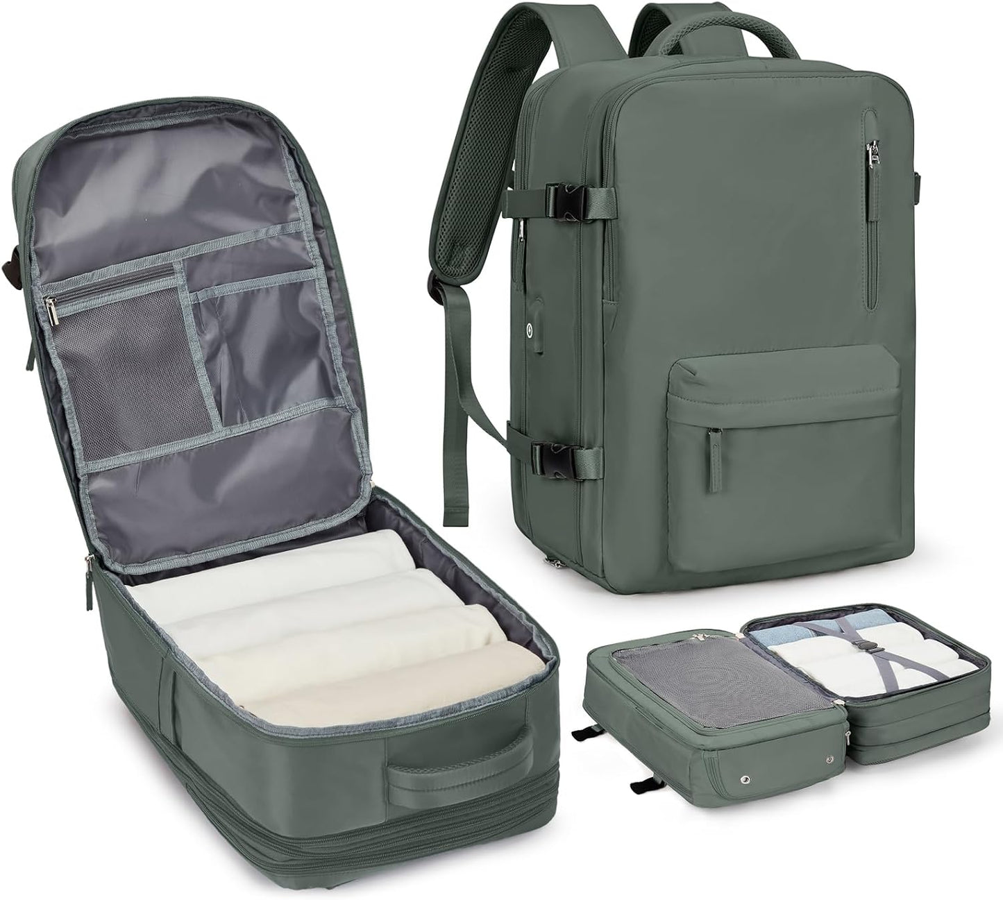 WONHOX Large Travel Backpack for Business and Daily Use