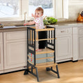COSYLAND Toddler Standing Tower - Adjustable Height Kitchen Step Stool