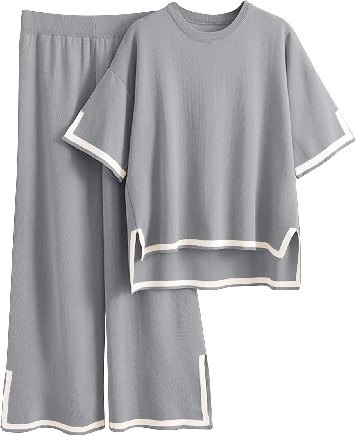 Faleave Womens Knit 2 Piece Sweater Sets for Cozy Comfort