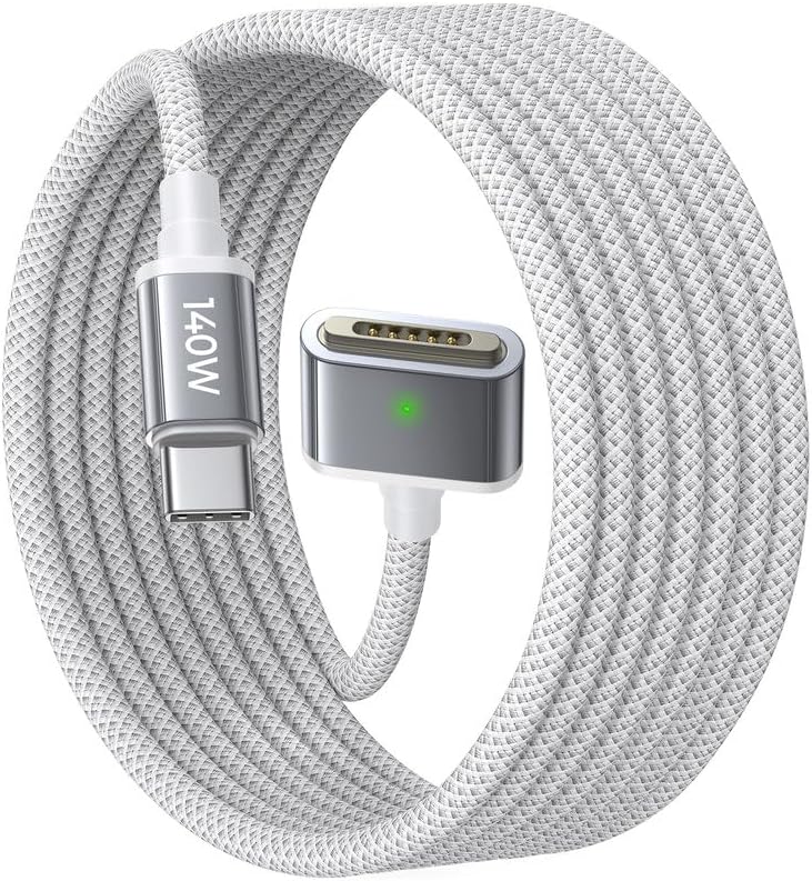 LISEN 140W Magnetic Safe Charger Cable for MacBook Pro/Air