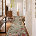 Lahome Floral Hallway Runner Rug Non Slip 2ft6ft x 10ft - Soft