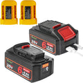 waitley 2Pack 20V 6Ah Replacement for DeWalt Batteries - Dual USB